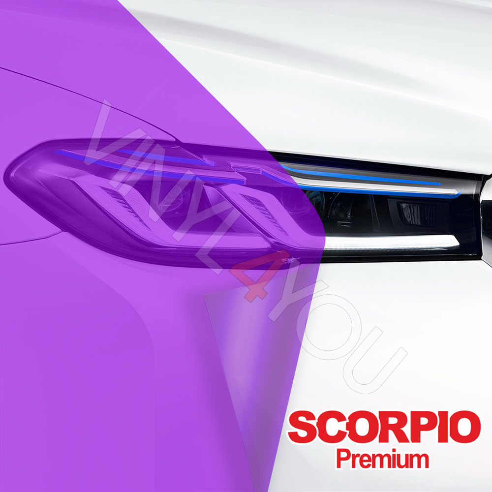Пленка для фар Scorpio Фиолетовая