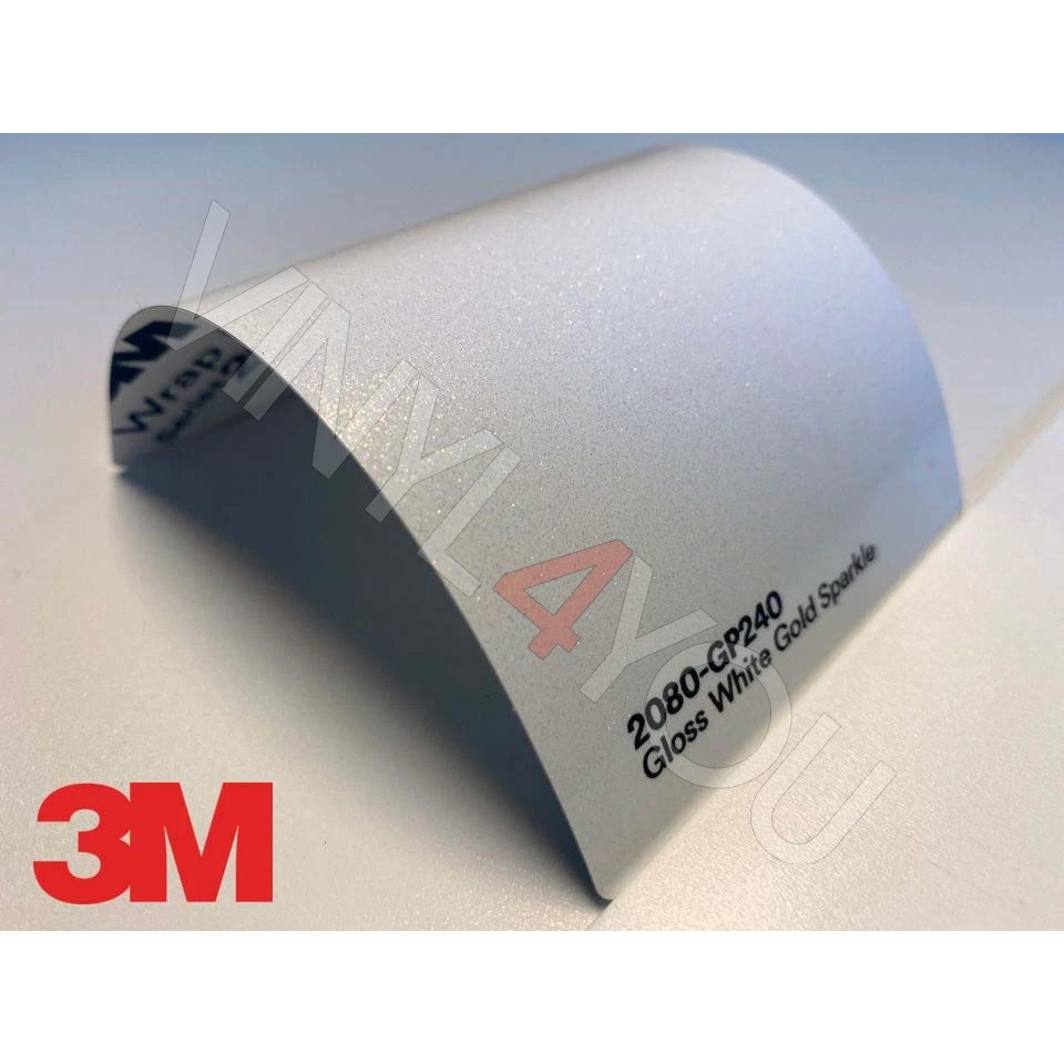 Пленка 3M 2080-GP240 Gloss White Gold Sparkle