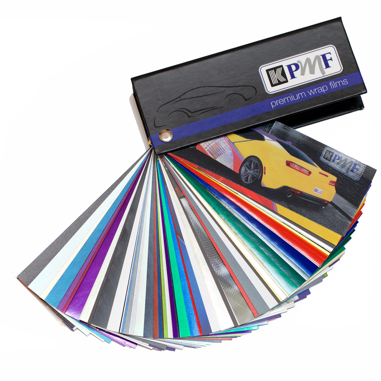 Веер цветов автомобильных пленок KPMF
