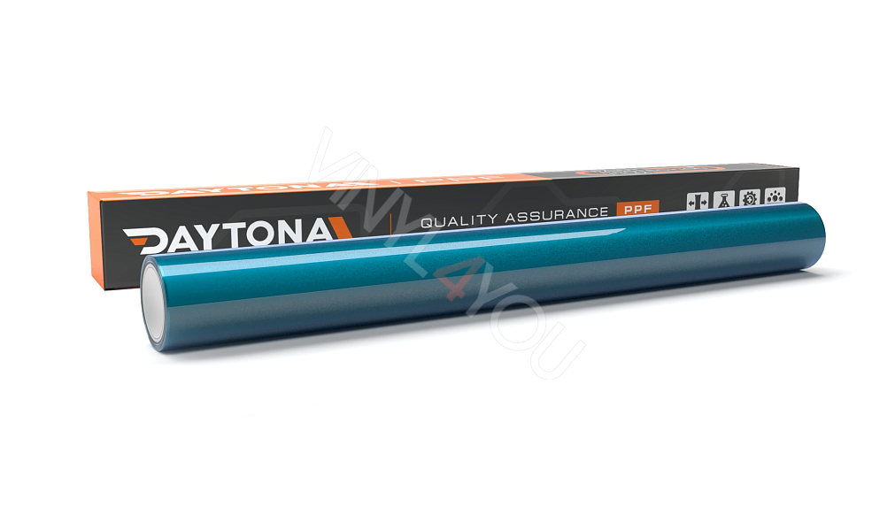 Глянцевая полиуретановая пленка Синий Металлик DAYTONA PPF S200 Canal Bay Blue
