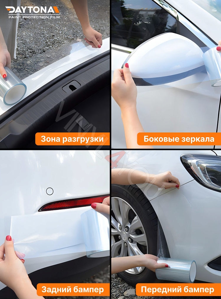 Полиуретановая защитная лента DAYTONA PPF S300 ширина 15см (длина 15 м)